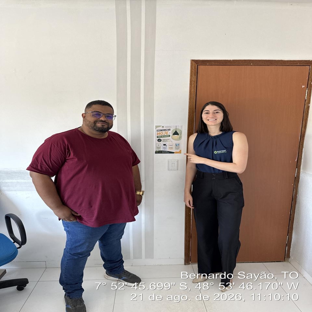 Secretaria de Educação de Bernardo Sayão recebe ação da A3P voltada para o uso consciente de energia