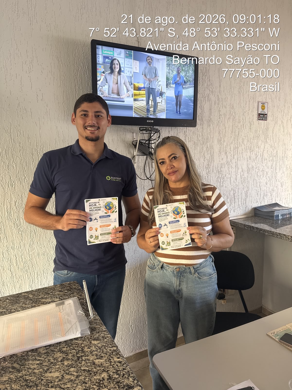 Ação da A3P reforça a importância da sustentabilidade entre servidores da Prefeitura de Bernardo Sayão